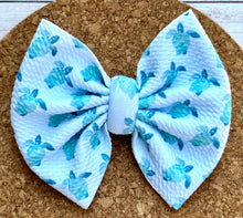 Load image into Gallery viewer, Turtles Fabric Bow