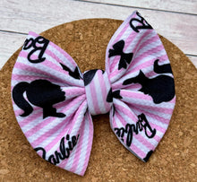 Load image into Gallery viewer, Pink Doll Fabric Bow