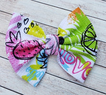Load image into Gallery viewer, Summer Fun Fabric Bow