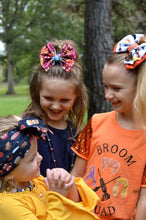 Load image into Gallery viewer, Fall Flowers Fabric Bow