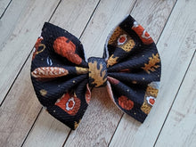 Load image into Gallery viewer, Pumpkin Spice Fabric Bow