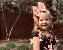 Load image into Gallery viewer, Butterfly Dots Fabric Bow