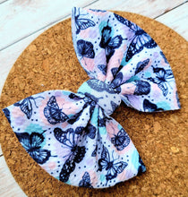 Load image into Gallery viewer, Butterfly Dots Fabric Bow