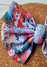Load image into Gallery viewer, Cats Fabric Bow