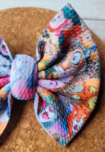 Load image into Gallery viewer, Cats Fabric Bow