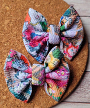 Load image into Gallery viewer, Cats Piggies Fabric Bows