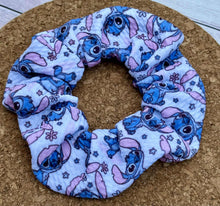 Load image into Gallery viewer, Blue Alien Scrunchie
