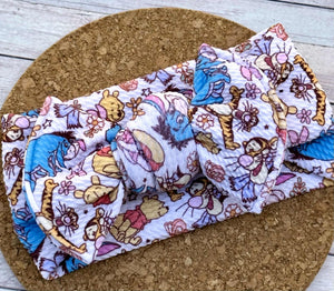 Bear Friends Infant Knotted Bow Headwrap