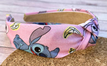 Load image into Gallery viewer, Angel &amp; Stitch Hard Knot Headband
