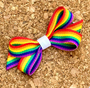 Rainbow Itty Bitty Bow