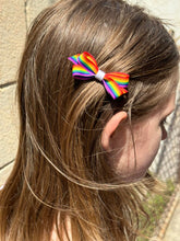 Load image into Gallery viewer, Rainbow Itty Bitty Bow
