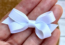 Load image into Gallery viewer, White Itty Bitty Bow
