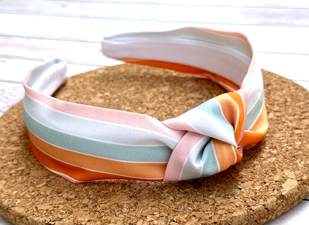 Stripes Hard Knot Headband