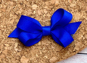 Royal Blue Itty Bitty Bow