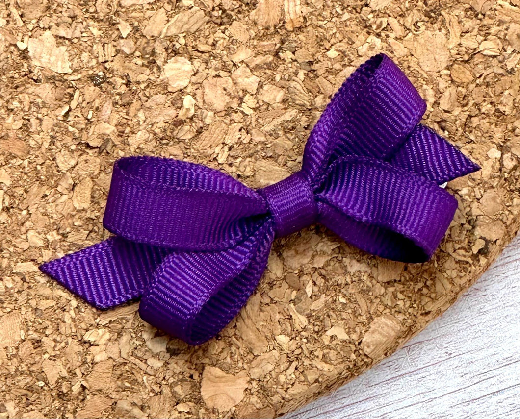 Purple Itty Bitty Bow