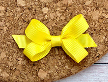 Load image into Gallery viewer, Yellow Itty Bitty Bow
