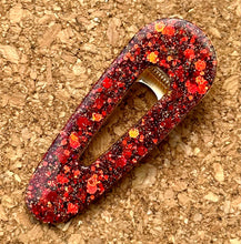 Load image into Gallery viewer, Autumn Duckbill Glitter Resin Clip
