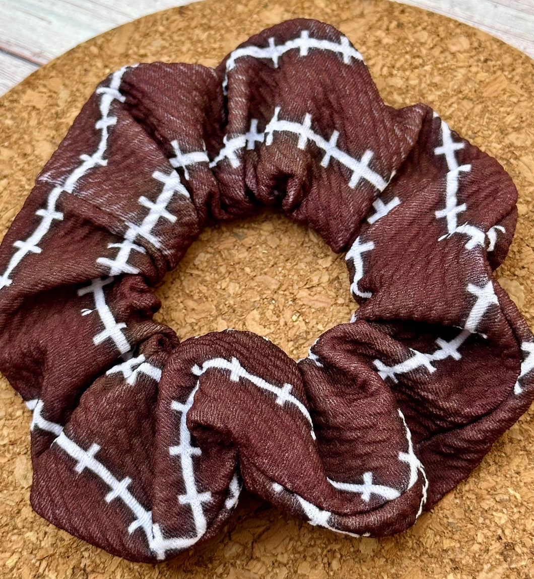Football Laces Scrunchie