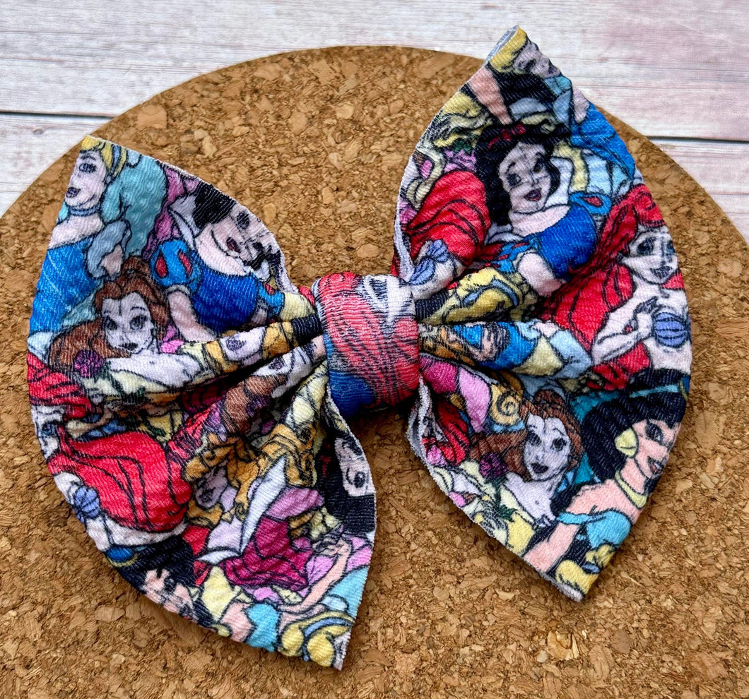 Sketch Princesses Fabric Bow