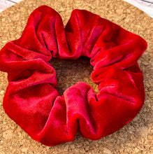 Load image into Gallery viewer, Red Velvet Scrunchie
