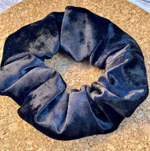 Load image into Gallery viewer, Black Velvet Scrunchie

