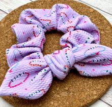 Load image into Gallery viewer, Friendship Bracelets Bow Scrunchie
