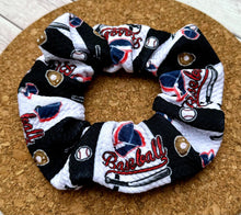 Load image into Gallery viewer, Baseball Stripes Scrunchie
