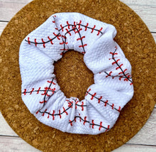 Load image into Gallery viewer, Baseball Laces Scrunchie
