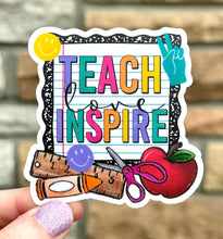 Load image into Gallery viewer, Teach Love Inspire MATTE Vinyl Sticker
