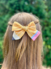 Load image into Gallery viewer, School Things Short Tails Fabric Bow
