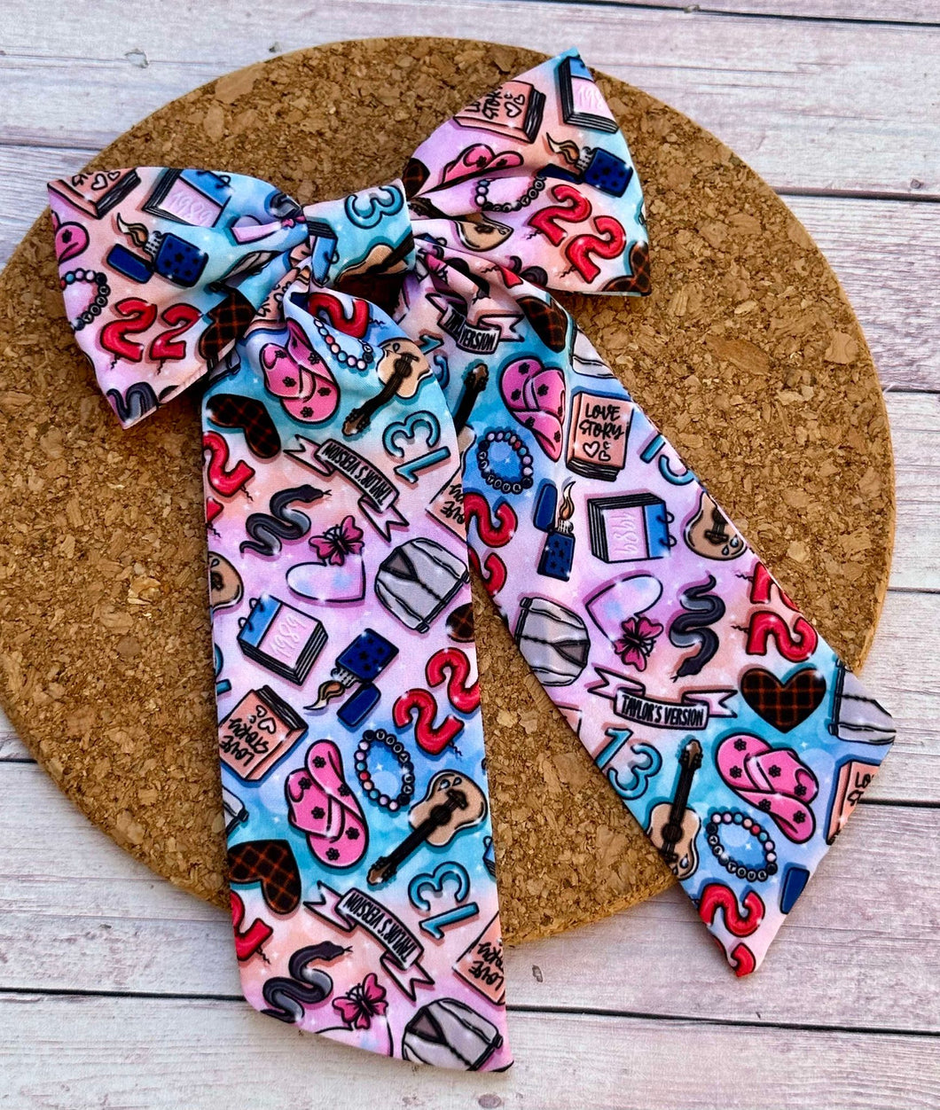 Eras Long Tails Fabric Bow