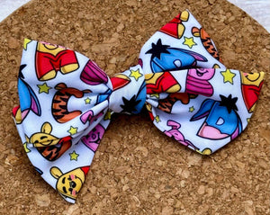 ABC Bear And Friends Short Tails Fabric Bow