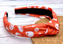 Load image into Gallery viewer, Orange Halloween Hard Knot Headband
