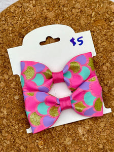 Piggie Ribbon Clips