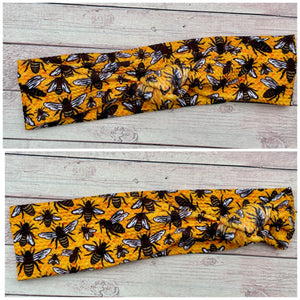 Bees Mama Skinny Knot Headband