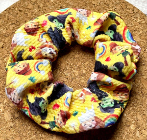 Yellow Road Scrunchie