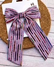 Load image into Gallery viewer, Friendship Bracelets Long Tails Fabric Bow
