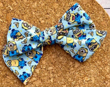 Load image into Gallery viewer, Minions Short Tails Fabric Bow
