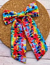 Load image into Gallery viewer, Emotions Long Tails Fabric Bow
