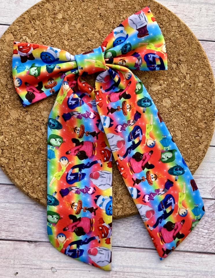 Emotions Long Tails Fabric Bow