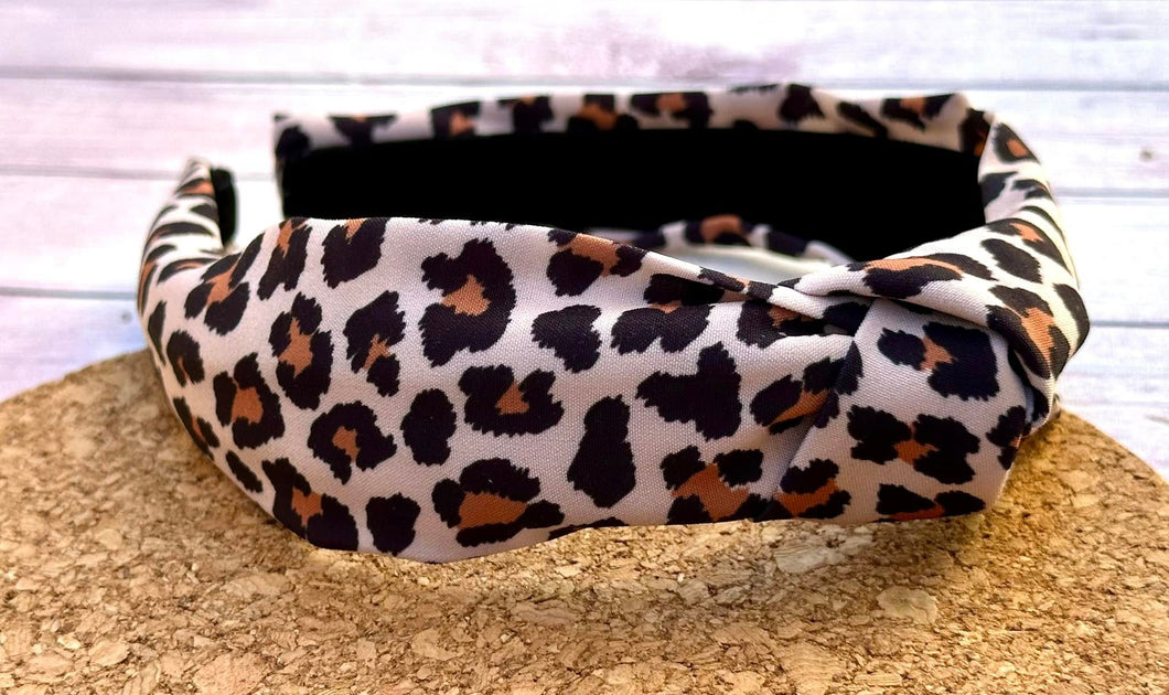 Leopard Hard Knot Headband