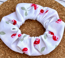 Load image into Gallery viewer, Ying Yang Cherries Scrunchie
