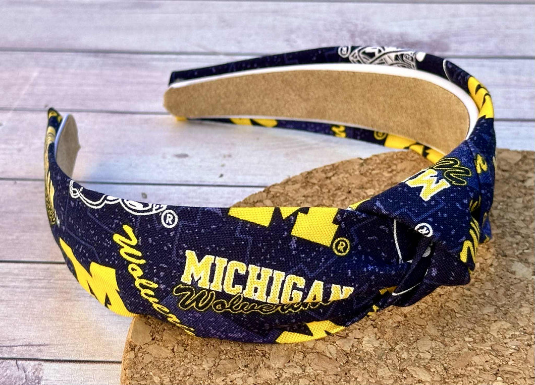 Michigan Hard Knot Headband