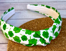 Load image into Gallery viewer, Clovers Hard Knot Headband
