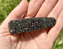 Load image into Gallery viewer, Black Galaxy Duckbill Glitter Resin Clip
