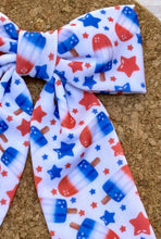 Load image into Gallery viewer, BombPop Swim Long Tails Fabric Bow
