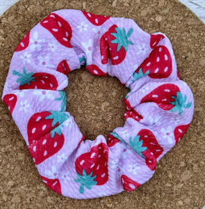 Strawberries Scrunchie