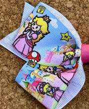 Load image into Gallery viewer, Princess Peach Pattern Bow
