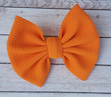Load image into Gallery viewer, Orange Solid Fabric Bow
