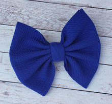Load image into Gallery viewer, Royal Solid Fabric Bow
